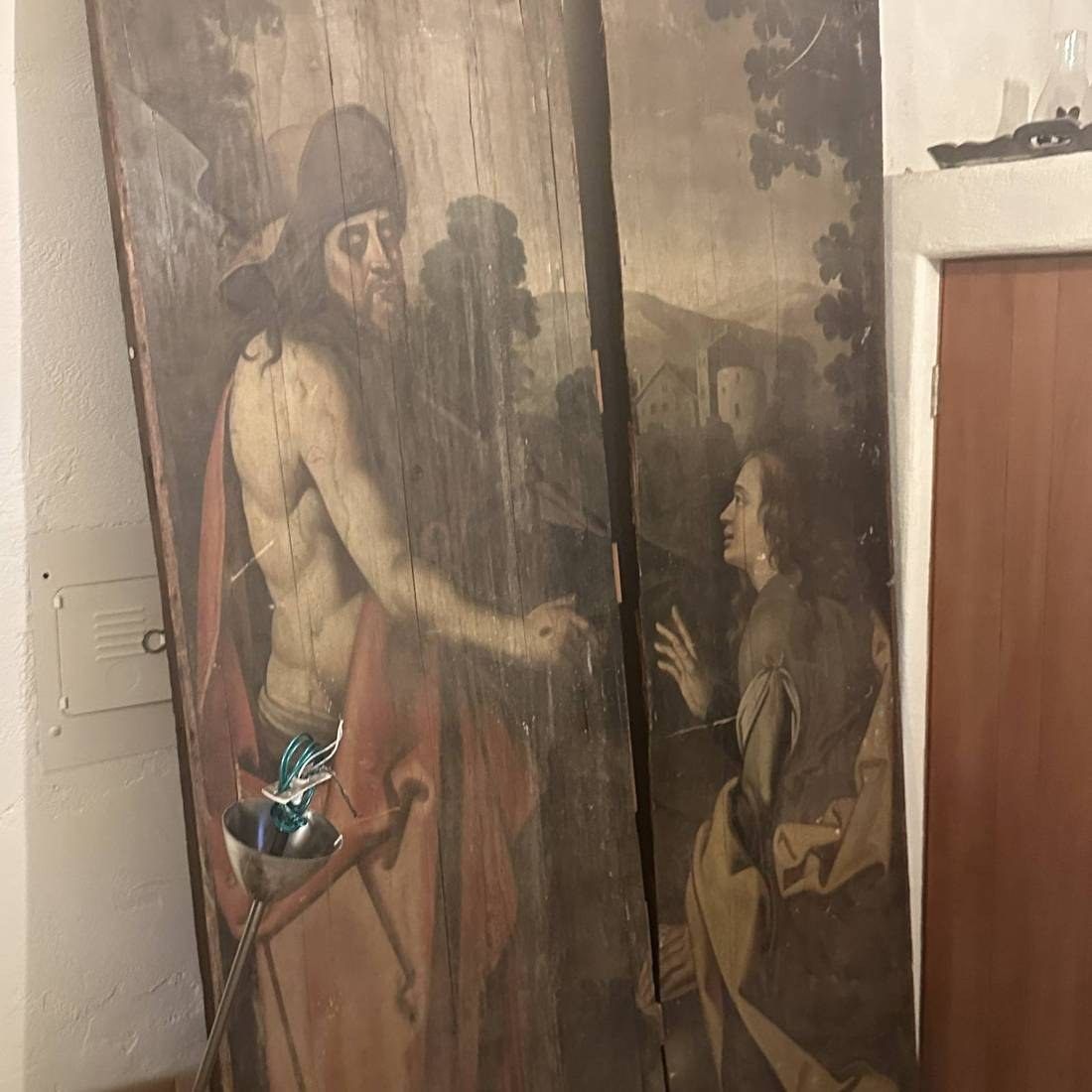 Old master style painting photographed for auction placement